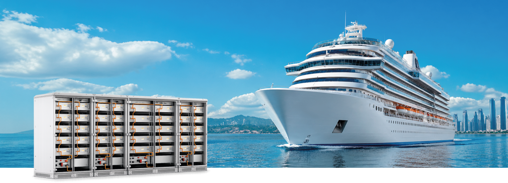 400V 1000V 460Ah 4600Ah DNV Liquid Cooling Preheating 38.4V IP67 LiFePO4 Marine Battery System