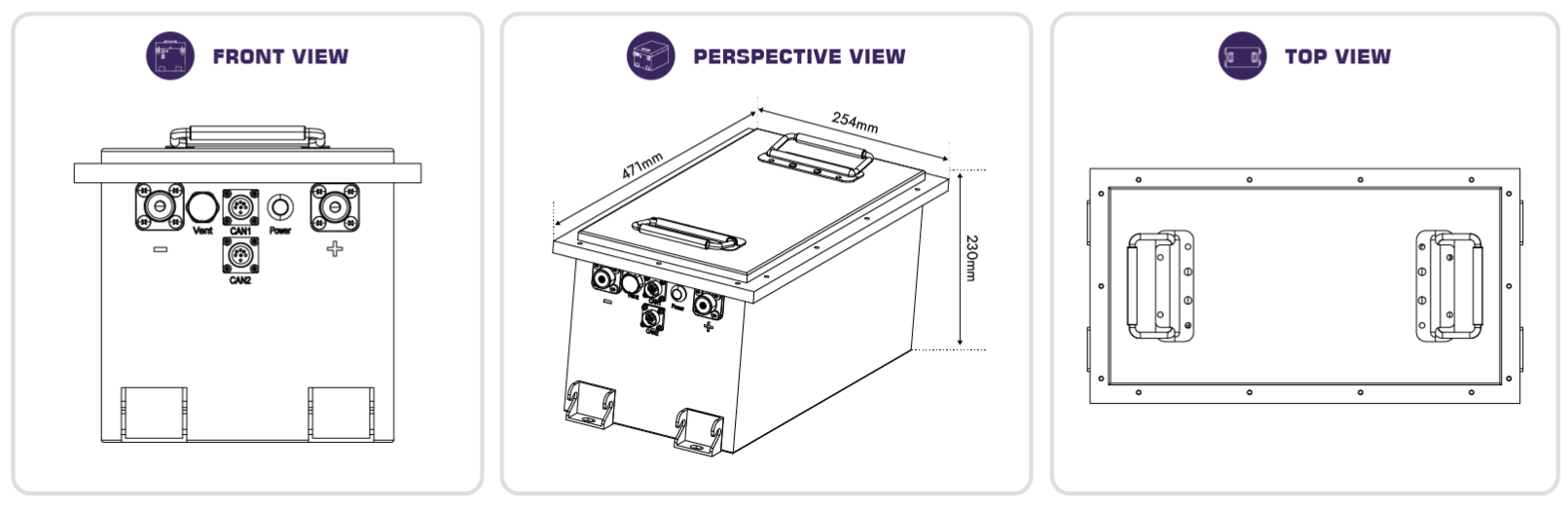 Sentinel G3 51.2V65Ah EVE Gotion Golf Cart Battery