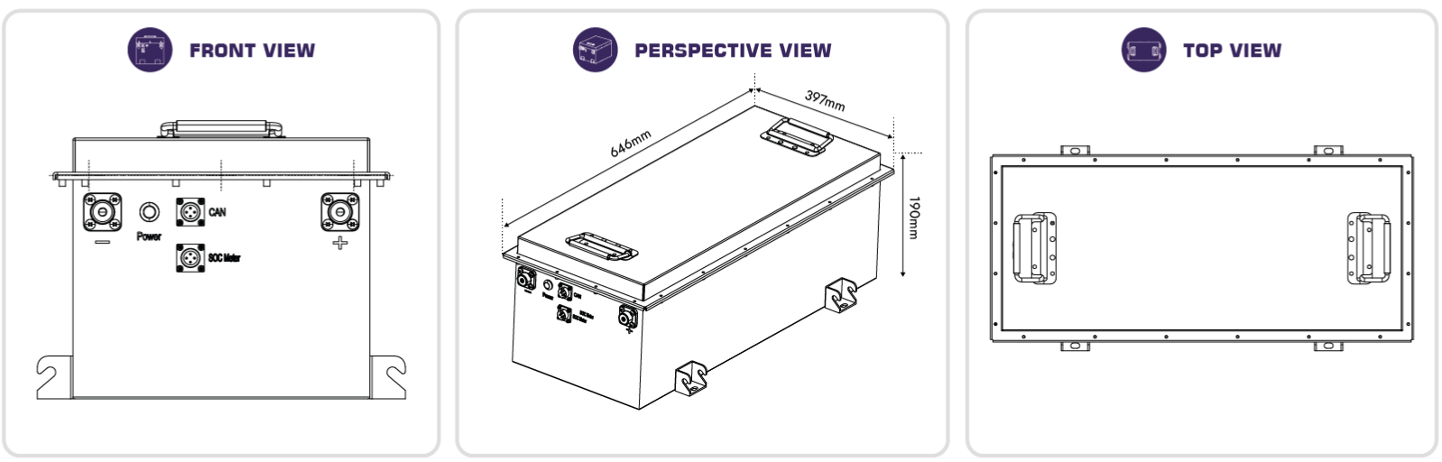 Sentinel G705 76.8V105Ah EVE Gotion Golf Cart Battery